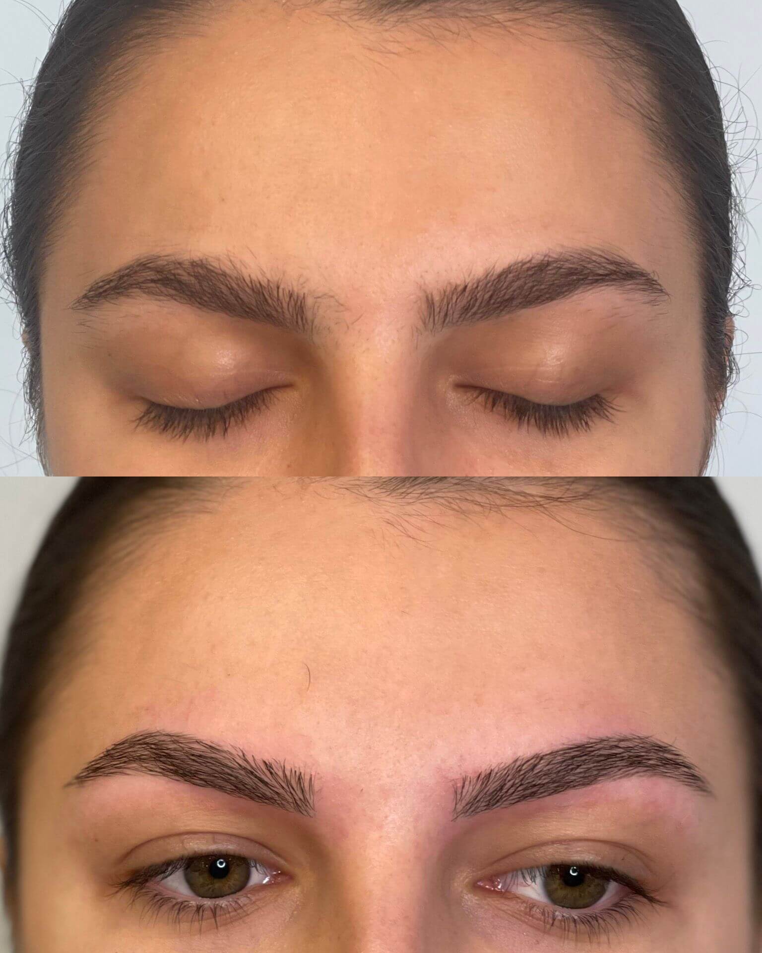 Eyebrows styling